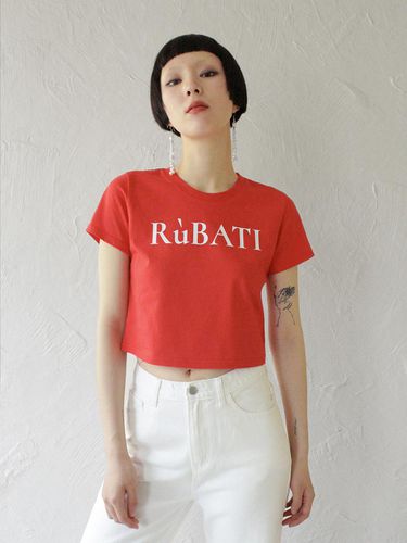 Logo Crop Tshirt_VINTAGE RED - Rubati - Modalova