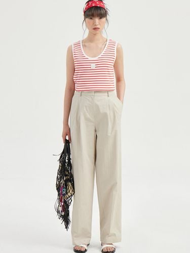 Cotton Wide Pants_LFPNA24130BEL - LUCKY CHOUETTE - Modalova