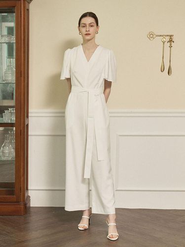 Tessa Stitch Jumpsuit(2color)_YT22JS006 - FIVE AVENUE - Modalova