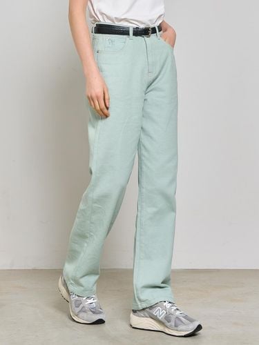 WOMAN Twill Color Cotton Denim Pants [GREEN] / WBC - GENERAL IDEA - Modalova