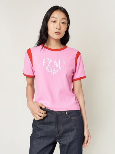 Graphic Color Point T-shirt Pink - PLAC - Modalova