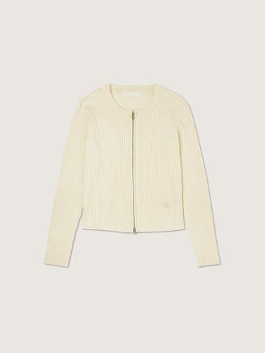 Basic Rib Knit Light Beige - PLAC - Modalova