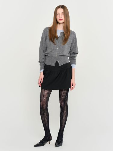 Volume shirring mini skirt [BLACK] / WBD3L13501 - GENERAL IDEA - Modalova