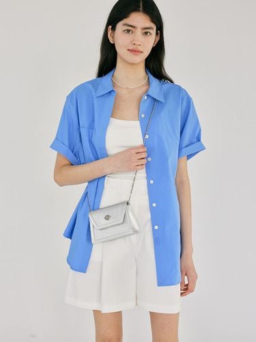 H Pop Half Shirt_Vista Blue - ANEDIT - Modalova