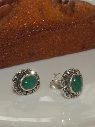 Lubileu ii.green onyx Earring - martha in the garret - Modalova