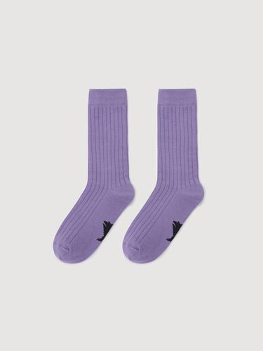 Basic Corrugated Socks_LXLAW24140VLT - LUCKY CHOUETTE - Modalova