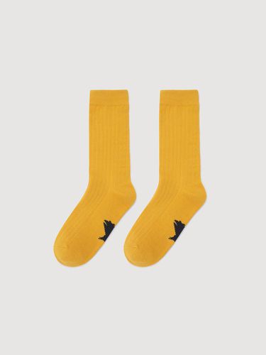 Basic Corrugated Socks_LXLAW24140YEX - LUCKY CHOUETTE - Modalova