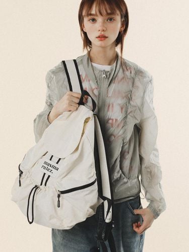 String flap backpack _ White - Masmarulez - Modalova