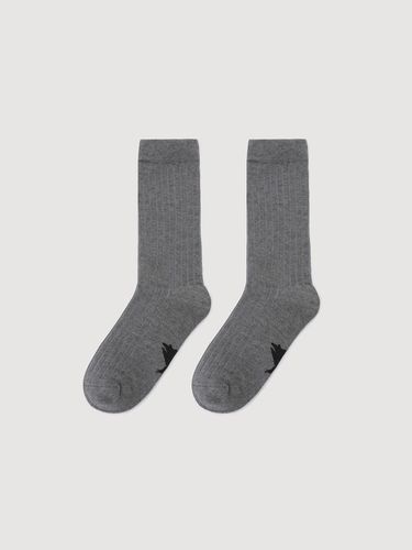 Basic Corrugated Socks_LXLAW24140GYM - LUCKY CHOUETTE - Modalova