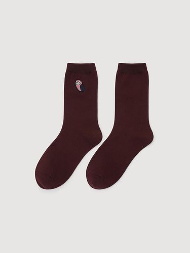 Chouette Embroidery Socks_LXLAW24120WIX - LUCKY CHOUETTE - Modalova