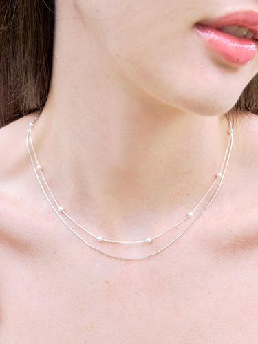 Romance pearl layered necklace - ENGBROX - Modalova