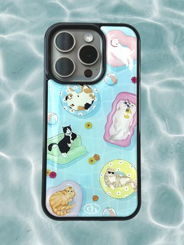 Lazy Cats Epoxy iPhone Case - August Harmony - Modalova