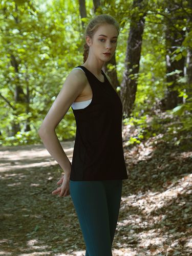 Yoga Outfit DEVI-TS0026-Black Pilates Slee - DEVIWEAR - Modalova