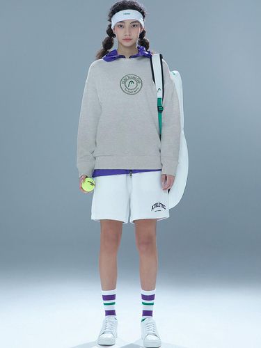 X THE SWEAT] Semi-Oversized Fit Logo Sweatsh - Head - Modalova