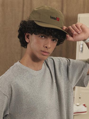 Nylon Daily Logo Camp Cap Khaki_KDRAX24172KHX - Head - Modalova