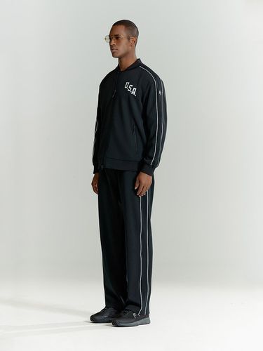 Loose fit unisex USA Heritage Track Pants Black_JH - Head - Modalova