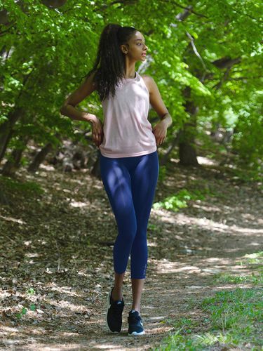 Yoga Clothing DEVI-B0038-Blue Pilates Leggings - DEVIWEAR - Modalova