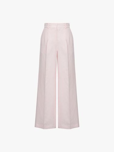 It MICHAA Wide Linen Setup Pants ITO4WPT040 (PINK) - itMICHAA - Modalova