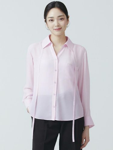 Tie Shirt Blouse ITO5WBL950 (2 COLOR) - IT MICHAA - Modalova