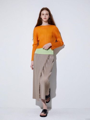 Wrap Logo Embroidered Skirt_LPSKM024I01 - Lapli - Modalova