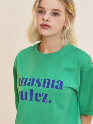 MSMRZ cool cotton T-shirt_Green/Blue - Masmarulez - Modalova