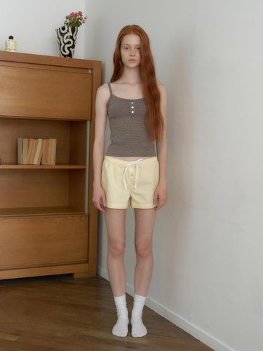 BEDTIME micro mini shorts (butter) - hetherment - Modalova