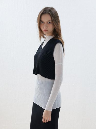 Back button Cropped Vest_LPVTF123002 - Lapli - Modalova