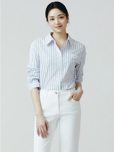 Color Block Stripe Shirt ITO3WBL710 (2 C - IT MICHAA - Modalova