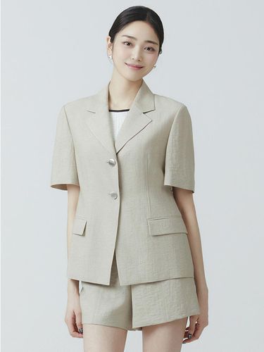 It MICHAA Two Burton Single Linen Jacket ITO5YJK51 - itMICHAA - Modalova