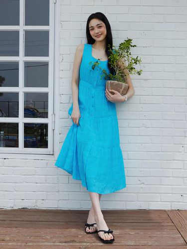 It MICHAA Sleeveless tiered Long dress ITO6ZOP880 - itMICHAA - Modalova