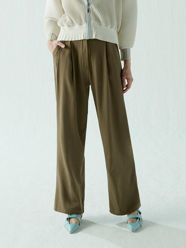 Two-Tuck Wide Long Pants_LWPTM223005 - Lapli - Modalova