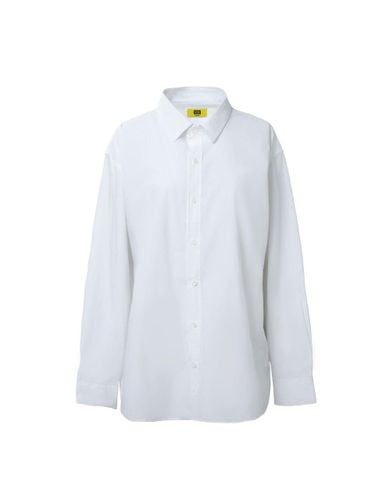 White Overfit Shirt - KISSER - Modalova