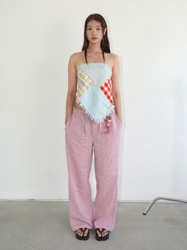 SUMMER BEACH PANTS_DAHONG STRIPE - CHEAT OYSTR - Modalova