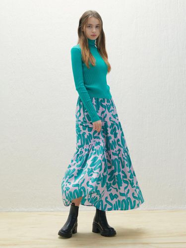 Art PATTERN Full Skirt_LWSKF323009 - Lapli - Modalova