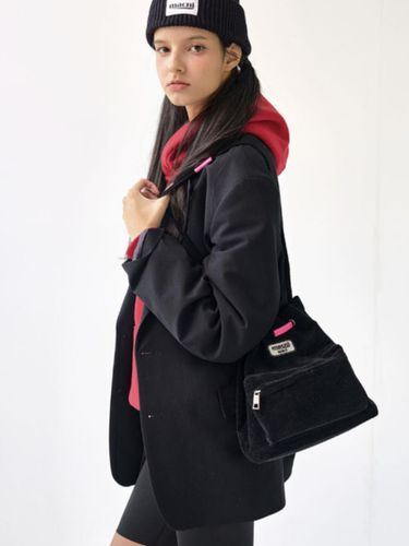 Corduroy String Bag_Black - macni - Modalova