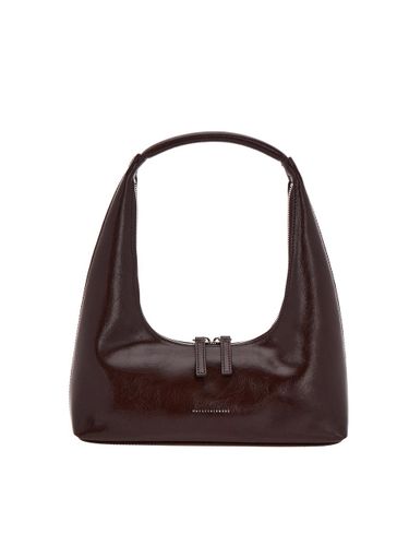 Hobo Shoulder Bag_Dark Brown Crinkle - MARGESHERWOOD - Modalova