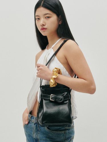 Belted Bucket Bag _ Black - TELEFONO - Modalova