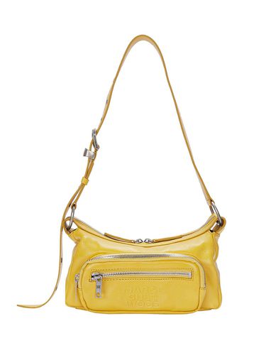 Out Pocket Hobo Mini Bag_Yellow Glossy Plain - MARGESHERWOOD - Modalova