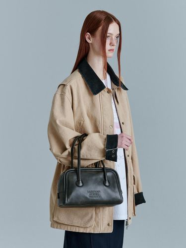 Soft Tote Bag_Washed Black Two-Tone Brushed - MARGESHERWOOD - Modalova