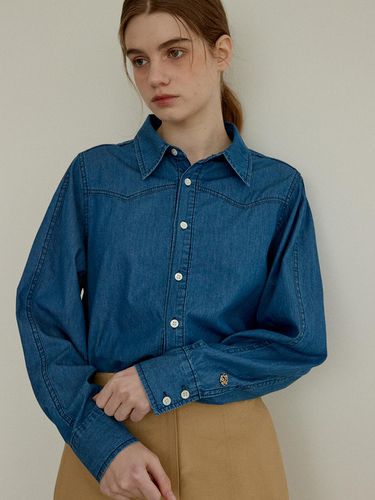 Basic Denim Shirts_Blue - Charles de Rohan - Modalova