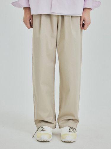 Easy Cotton Semi Wide Banding Pants (4 Color) - WEDNESDAY OASIS - Modalova