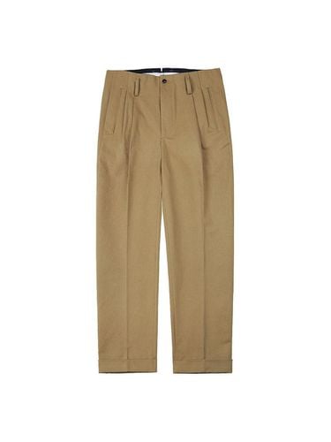 Cotton Hollywood Trouser_Beige - SORTIE - Modalova