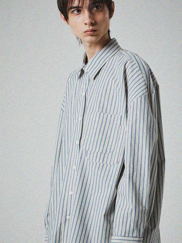 Sunday Stripe Shirt_Blue - ease - Modalova