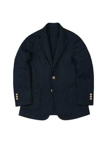 Cotton Washed Jacket_Dark Navy - SORTIE - Modalova