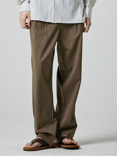 Half Banding Slacks_Brown - ease - Modalova