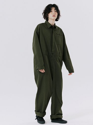 Unisex Jumpsuit_Khaki - malen - Modalova