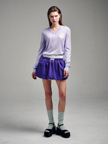 Wool Cropped V Neck Colver MARDI () - MARDI MERCREDI - Modalova