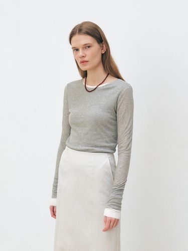 TFS U-Neck Wool Jersey Top - MOHAN - Modalova