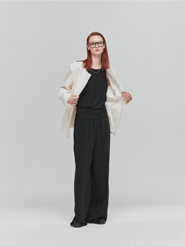 Soft Elasticized Wide-leg Pants _ - L’H.A.S - Modalova