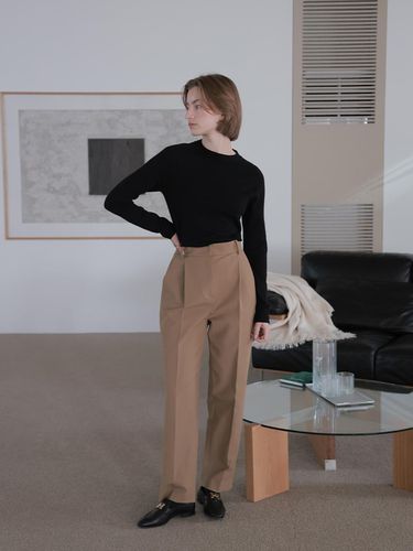 Classic Tapered Pants - Deep Beige - NOMINATE - Modalova